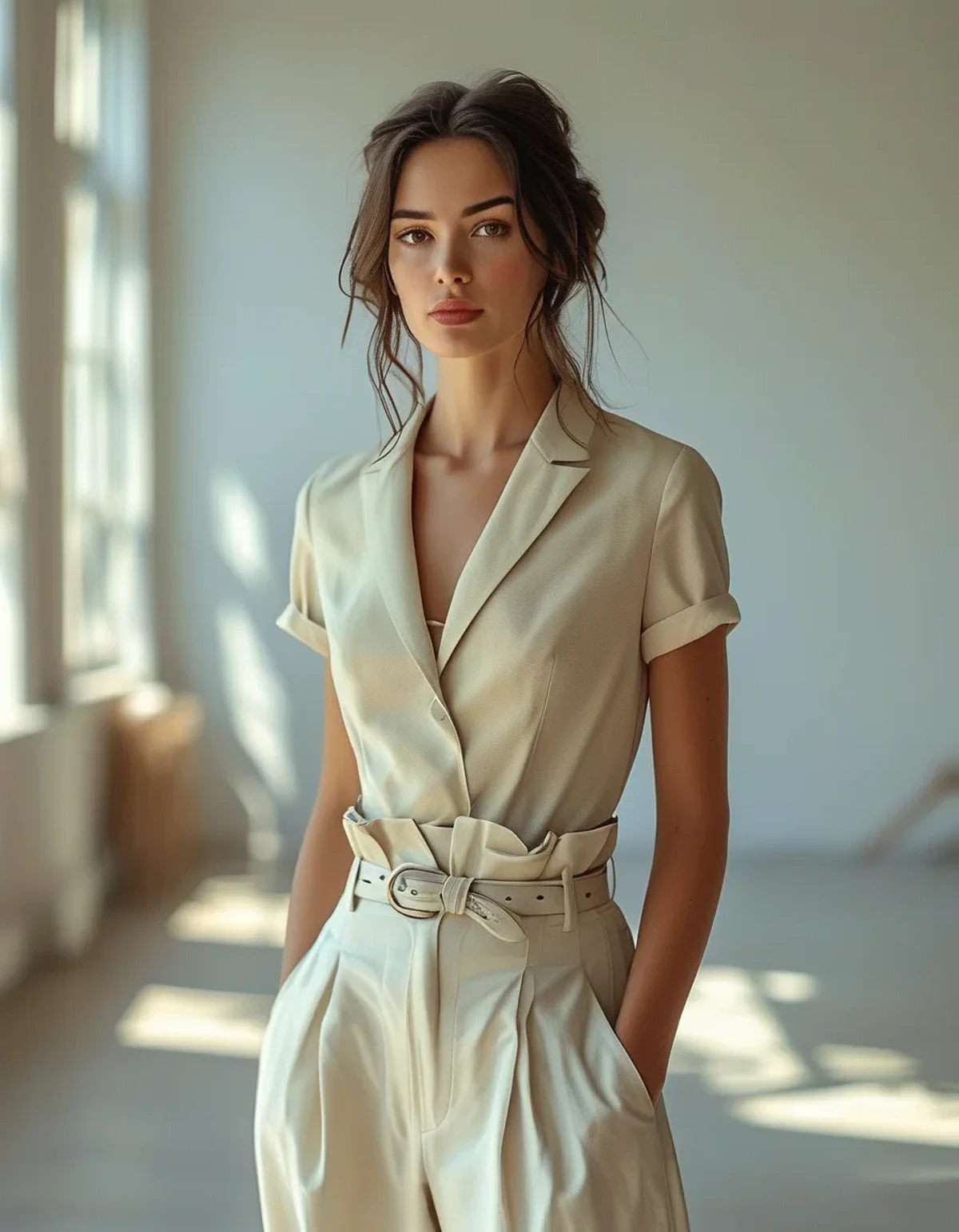 Why a Belt Lengthens or Shortens a Petite Leg Line Depending on Placement