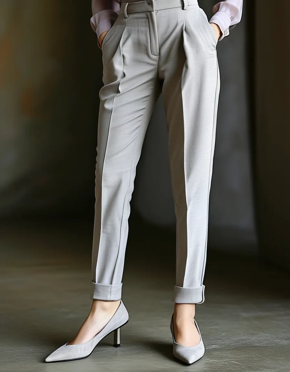 Why Ankle-Grazing Pants Lengthen Petite Legs More Than Full-Length Ones